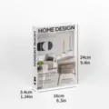 Modern minimalist decorative book box Nordic style faux book for home decor and coffee table display. - BH-542