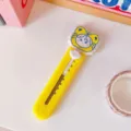 Mini cúter portátil multiusos bonito abridor de cajas papelería manualidades escuela - Chica Amarilla