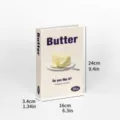 Decorative fake book photography prop, cream style, modern home and desktop decor. - Folding Style (Assembly Required) / YH-15