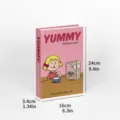 Decorative fake book ins style pink cereal illustration photo prop home desktop ornament display book - Folding Style (Assembly Required) / YH-20