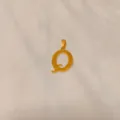 Gold letter Q pendant necklace minimalist stainless steel chic elegant clavicle chain women - Alphabet Q Pendant (DX611) / Gold