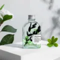 Flameless aromatherapy essential oil bottle with glowing stones and plant decor. - 200ml / After Morning