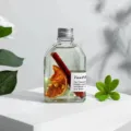 Reed diffuser bottle with dried orange and cinnamon, indoor long-lasting fragrance oil. - 200ml / Mandarin