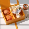 Set de regalo de vela perfumada y fragancia para el hogar, aromaterapia duradera. - Naranja Hermes