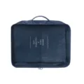 Bolsa de almacenamiento de viaje azul para clasificar ropa y organizar maletas. - Azul marino