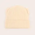 Cute infant bear ear knit hat, cozy warm winter beanie for baby boys and girls toddler. - S (6-24 Months) / Beige