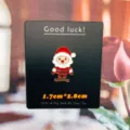 Cute Christmas Santa Claus enamel lapel pin badge for festive holiday decoration and gifts. - Santa Claus (With Card Packaging) YH85#