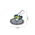 Kreative Metall Emaillierte Anstecknadel Brosche mit Tassen Design fuer Kleidung. - 1531#
