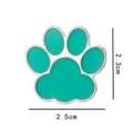Cute cat paw enamel pin alloy brooch cartoon animal badge for backpack clothing decoration - 1230# / Without Card