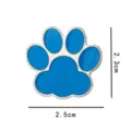 Cute blue cat paw enamel pin alloy brooch badge for students fashion accessories gift - 1229# / Without Card