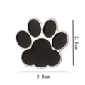 Cute cat paw metal enamel lapel pin badge for backpack clothes and fashion gifts - 1228# / Without Card