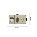 Retro cartoon coffee enamel pin badge, cute coffee cup and bean metal brooch accessory. - YH1678# Style