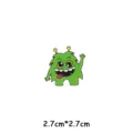 Cute cartoon monster enamel pin fashion alloy brooch for clothes and bags, size 2.7cm. - 1131# without Cardboard Packaging