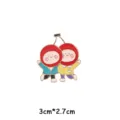 Cute fruit girl enamel pin alloy brooch badge for clothes bags decorative accessories gifts - Cherry Kid (Self-Assembly with Backing Card) YH1123#