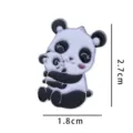 Cute mother and baby panda enamel pin alloy brooch badge for clothes bags accessories pins - Hugging Panda (No Cardboard)