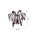 Spilla smaltata con farfalla creativa badge in lega di zinco accessori moda gotica - 1466# (senza confezione di cartone)