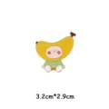 Cute banana cartoon enamel pin brooch for clothing bags backpack sweet lovely decorative accessories. - Banana Kid (With Cardboard Packaging) YH1161#