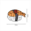 Cute cartoon sushi enamel pin brooch badge for clothes bags accessories gift 3x2cm - 1502# Sushi / Without Card