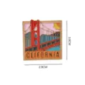 Golden Gate Bridge enamel pin fashion metal travel souvenir brooch badge accessory gift for clothes - Golden Gate Bridge (1645#) / Without Card