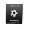 Cute soccer ball enamel pin metal badge fashion clothing backpack apparel decoration item - Football YH818# (With Backing Card)