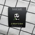Cute cartoon panda enamel pin badge for clothes, sweaters, backpacks and bags decoration. - Bamboo Panda (With Cardboard)