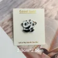 Cute panda enamel pin variant, lovely cartoon hug brooch badge, trendy fashion accessory for gifts. - Couple Panda (With Cardboard)