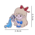 Mignon Broche Émaillée Signe Astrologique Verseau Dessin Animé Alliage Bijoux Accessoire 2.8cm - Sans Emballage Carton (YH1067#)