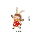 Joli badge broche en émail de fille de lapin de dessin animé pour vêtements sacs. - Style YH1316
