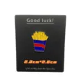 Cartoon French fries enamel pin brooch, cute metal clothing bag badge accessory variant. - French Fries YH200# (With Cardboard Header)
