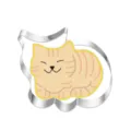 Cute stainless steel cat cookie cutter for baking, DIY fondant and pastry decoration. - Cat 7190