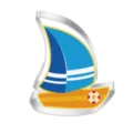 Dettaglio prodotto tagliabiscotti barca a vela, stampo da forno in acciaio inossidabile. - Sailboat