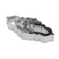 Stainless steel cookie cutter detail set, nesting plaque metal mold for fondant baking - M7000-6