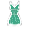 Tagliabiscotti in acciaio inossidabile a forma di vestito per dolci, utensili da cucina e forno. - 7070