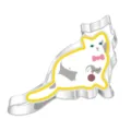 Tagliabiscotti a gatto in acciaio inox, simpatico stampo da forno per dolci e pasta di zucchero. - Gatto 7209