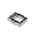 Stainless steel cookie cutter set, wedding plaque fondant mold, biscuit pastry tool. - M7000-9