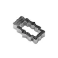 Stainless steel plaque shape cookie cutter set nested metal fondant baking mold tools. - M7000-11
