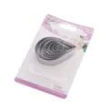 Stainless steel Austin rose petal fondant cake cutter mold set for home baking decoration. - Blister Card Packaging