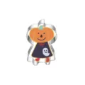 Stainless steel Halloween cookie cutter featuring a cute pumpkin ghost character for baking. - Pumpkin Man 7268