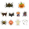 Halloween stainless steel cookie cutters 10-piece set baking DIY molds spooky party - Style B