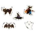 Set di stampi per biscotti di Halloween in acciaio inossidabile con 5 forme spettrali fai-da-te. - Stile F