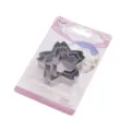 Stainless Steel Sakura Petal Cookie Cutters Set Cake Fondant Decorating Mold Baking Tools - Integrated 3-Piece Set with Card