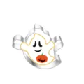 Stainless steel Halloween ghost cookie cutter detail, perfect for DIY baking and pastries. - Ghost 7177
