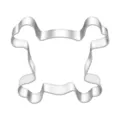Stainless steel Halloween cookie cutter, durable metal baking mold for festive cookies. - Skull 7252