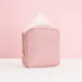 Rosa Binde Tasche tragbare Kosmetiktasche niedliche Make-up Tasche für Frauen und Mädchen - Rosa