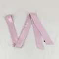Pink wavy long ribbon scarf, versatile thin hair tie and bag strap accessory for daily use. - PDXJ-Plain Ripple, Pink