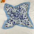 Korean retro floral small square scarf versatile vintage neckerchief stylish hair band for women. - LM58-Flower Dance