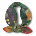 Classic Van Gogh oil painting print small square scarf, retro artistic hair band. - The Women of Arles (L'Arlésienne)