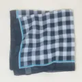 Koreaanse stijl zwart grijs ruitje kleine sjaal mode trendy vierkante sjaal nek decoratie. - 58*58cm / LM58-Ruitjes Zwart Grijs