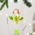 Osterengel Puppe Hängende Ornament Frühlings Künstliche Blume Heimdeko 17x10cm Grün - Frühling Grün Blume Mädchen
