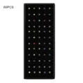 Stainless steel curved L-shaped nose stud set with sparkling crystal rhinestones, 60 pieces. - L-Shaped Curved Bar (JE0002B) / 60 Pieces/Pack (1.8mm) / Colorful